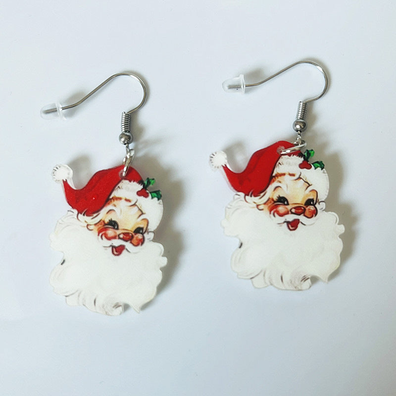 Wholesale Cute  Flat Acrylic Earrings